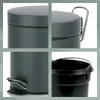 Kela cosmetic bin Canosa metal grey 26cm 17cmØ 3l, 21885 Voir les images du produit 11