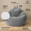 URBANARA Sitzsack 315l grau Basic-Comfort Produktbild-Vorschau 2