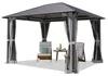 TOOLPORT Gartenpavillon 3x3,65 m Stahl-Dach mit Produktbild-Vorschau 1