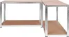 Scaffale 4 livelli 174X80X40 150 Kg Argento Anteprima dell’immagine prodotto 7