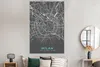 MuchoWow® Poster Mailand - Blau - Karte - Stadtplan - Produktbild-Vorschau 4