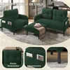 LVHOM Cord 3er-Set 2-Sitzer+Sessel+Hocker, Flexibel für Produktbild-Vorschau 5