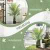 HOMCOM Grand palmier artificiel 120 cm, plante artificielle Voir les images du produit 5