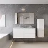 120 cm Badmöbel-Set Unterschrank mit dünn Keramik Produktbild-Vorschau 3