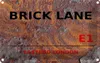 vianmo Blechschild 20x30 cm Street Brick Lane E1 Abenteuer Produktbild-Vorschau 1