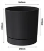 Prosperplast s.r.o. Vaso da fiori TUBO P 23,9 cm, antracite Anteprima dell’immagine prodotto 20