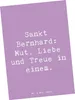 Mr. & Mrs. Panda Ansichtskarte Spruch Sankt Bernhard - Produktbild-Vorschau 1