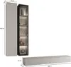 Wohnwand FIGO 1 kaschmir mit TV-Lowboard, Hängeschrank, Produktbild-Vorschau 6