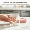Gläserne Joghurtbecher 300 ml, 4er-Set für Overnight Oats Produktbild-Vorschau