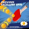 Set de ping-pong professionnel, 2 raquettes de ping-pong + Voir les images du produit 8