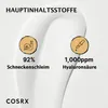 A close-up of a white cream with text overlays highlighting key ingredients. Produktbild-Vorschau