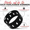 Muntel Funkenschutz Feuerschale Ø 60 x 27 cm Schwarz, Produktbild-Vorschau 6