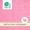 10er Set Spucktücher, Baumwolle, 70x70 cm, rosa Produktbild-Vorschau 4