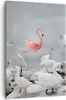 Bild auf Leinwand - Leinwandbild - Einteilig - Flamingo Produktbild-Vorschau 1