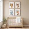 Postertech 4er Kinderzimmer Poster Set Tiere mit Produktbild-Vorschau 4