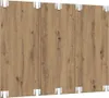 A close-up view of three wooden panels joined together with metal brackets. Anteprima dell’immagine prodotto