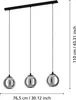 Pendlová Lampa 3Xe27 Černá Eglo Ariscani Náhled obrázku produktu 5