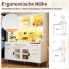 Buffetschrank Weiß mit LED-Beleuchtung & Pegboard, Produktbild-Vorschau 7