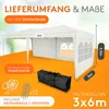 Kronenburg Faltpavillon 3x6m - Wasserfest, UV-Schutz 50+, 3 Produktbild-Vorschau 2