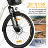 26 Zoll 18Ah Akku Wasserdicht E-Bike Cityräder Produktbild-Vorschau 17