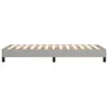 vidaXL Sommier tapissier gris clair 90x190 cm tissu Voir les images du produit 5