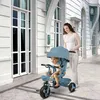 Tricycle pour enfants Bébé Tricycle Siège tournant Vélo Voir les images du produit 4