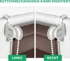Estika Doppelrollo Klemmfix - 50 x 150 cm - Braun - Duo Produktbild-Vorschau 4