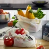 GEFU 127-16 Obst-/Gemüsenetz AWARE Größe M, weiß, 3-teilig Produktbild-Vorschau 12