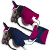 Skippi Derby und Ohrenschützer für Hobbypferde - Fuchsia Produktbild-Vorschau 2