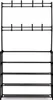 Stojący wieszak na ubrania z półkami czarny 80x26x150,5 cm Podgląd zdjęcia produktu 13