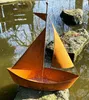 Edelrost Schiff zum Bepflanzen 64x54cm Rost Blumentopf Produktbild-Vorschau 1