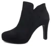 Tamaris: Botines negros para mujer, estilo casual Vista previa de la imagen del producto 6