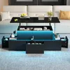 STILVORA Couchtisch Schwarz anhebbarer mit 4 Schublade, Produktbild-Vorschau 2