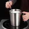 2L Messbecher Edelstahl mit Griff und Ausgießlippe,BPA Frei Produktbild-Vorschau 5