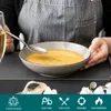 Assiette creuse en faïence vancasso, série Navia Jardin, Voir les images du produit 4