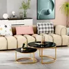 STILVORA 2er Set Couchtisch Satztisch Schwarz, Produktbild-Vorschau 1