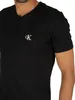 CALVIN KLEIN JEANS T-shirt Herren Baumwolle Schwarz GR56331 Produktbild-Vorschau 8