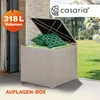 Casaria® Baule da Giardino 318 L Impermeabile 75x75x70cm Anteprima dell’immagine prodotto 2