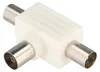 Adaptador Koax goobay, doble conector coaxial a conector Vista previa de la imagen del producto 3