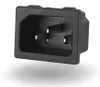 Kaltgeräte Einbaustecker IEC C14 Snap-In 10A 250V AC für Produktbild-Vorschau 1