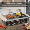 8-dielny raclette gril | stolný gril | kamenná doska | Náhľad obrázku produktu 2