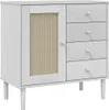 vidaXL Dressoir SENJA, rotanlook, wit, 80x40x80 cm, Productafbeelding-voorbeeld 2