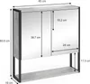 Specchio contenitore bagno Vicco Fyrk Calcestruzzo 60 x Anteprima dell’immagine prodotto 7