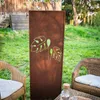 Sichtschutz Metall 2x - 160 cm x 50 cm - Edelrost - Produktbild-Vorschau 9
