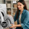 Coperta copriletto a righe poltrona letto grande grigio Anteprima dell’immagine prodotto 4