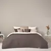 Luxus Tagesdecke Living Trend 240x260 Schokobraun Produktbild-Vorschau 4