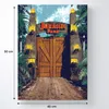 Malen nach Zahlen Jurassic Park Torbild 40x50 cm Produktbild-Vorschau 3