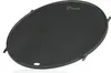 A black cast iron grill plate is shown on a white background. Produktbild-Vorschau