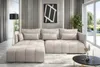 AX LIVING Beige Ecksofa mit Schlaffunktion und Bettkasten Produktbild-Vorschau 1