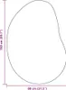 vidaXL Koberec HUARTE Béžový 80 x 150 cm Polyester Náhľad obrázku produktu 8
